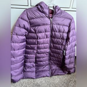 Eddie Bauer Purple Light Puffer Jacket, size S